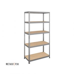 Металлический стеллаж серии SBL 180KD/120x45/5 оцинкованный